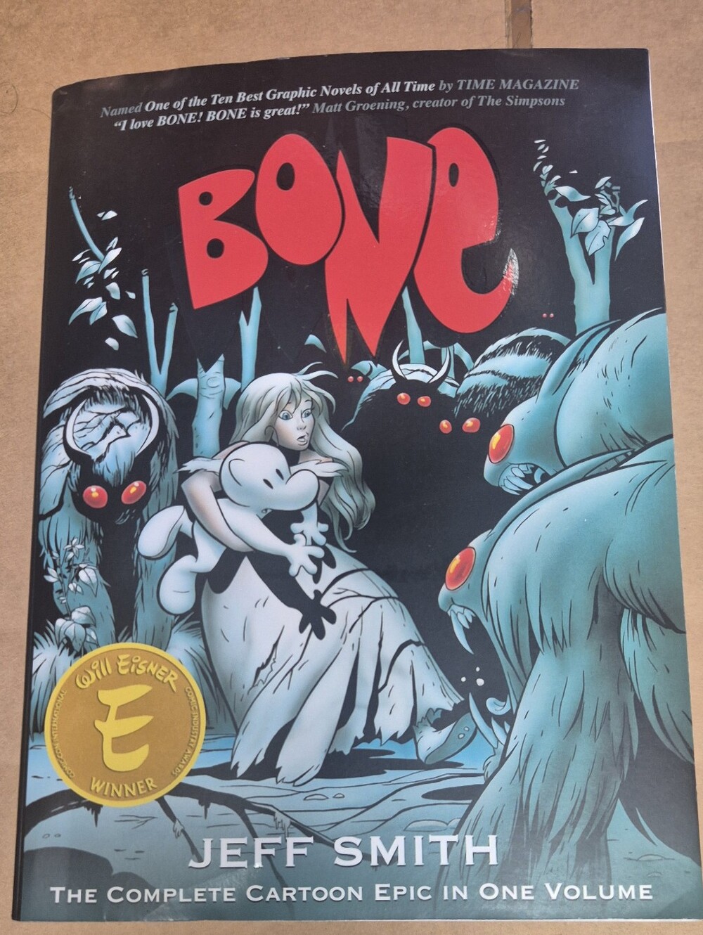Bone Graphic Novel Complete Carton Epic by Jeff Smith